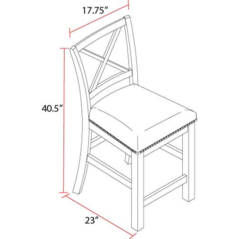 Coelho Upholstered Counter Stool
