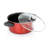 Gibson Everyday Cardinal 7 Piece Nonstick Steel Cookware Set In Red
