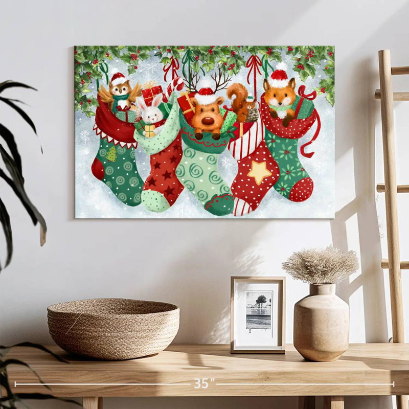 Chaussettes de Noël, H 16 po x l 24 po