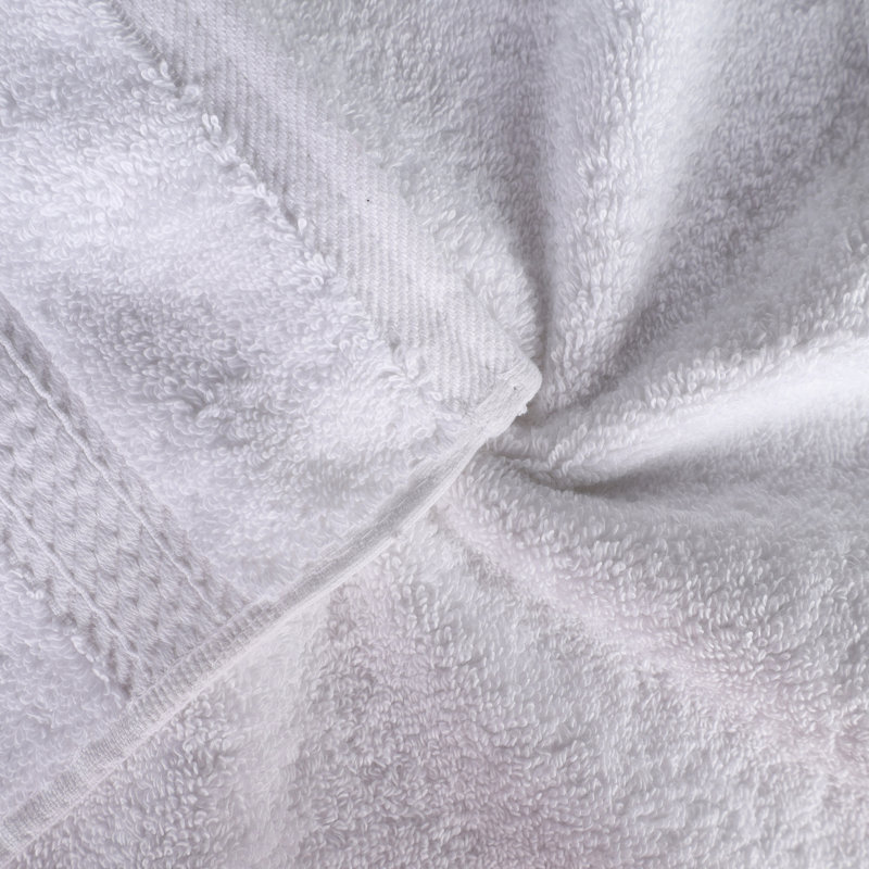 Renata 8 Piece 800 GSM Certified Egyptian Cotton Towel Set , White
