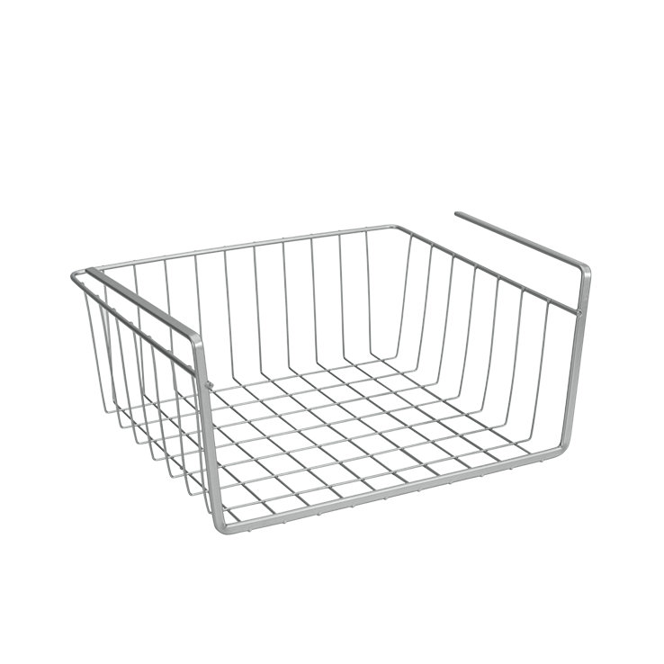 Kanguro Cupboard Basket 30 Cm Silver