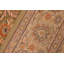 Tapis oriental vert en laine noué à la main 6 pi 1 po x 8 pi 6 po Partee