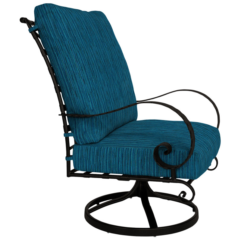 Classico Outdoor Rocker Chair, Carbon Black, Adena Shale