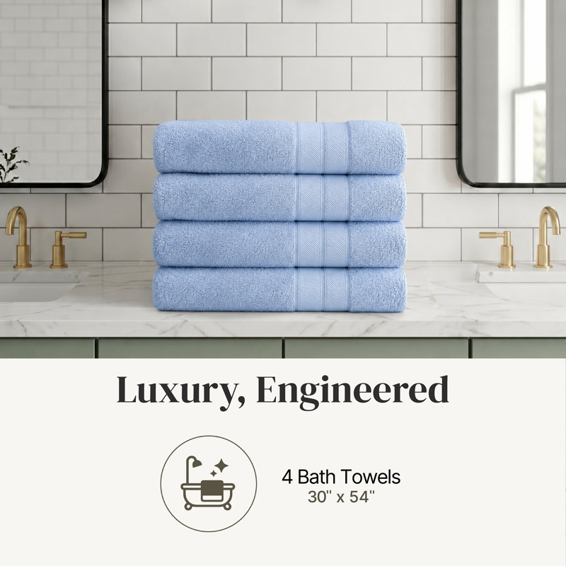 Ensemble de 4 fils modernes Modern SpunLoft ™, Bleu