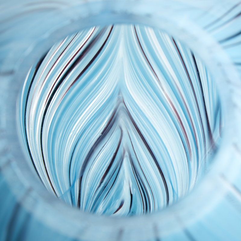 Phoebe Glass Table Vase, 11" H x 10" W x 10" D