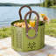 Plastic Fire Resistant Laundry Cart with Wheels-138034372