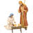 16 Piece Deluxe Edition Christmas Nativity Set With Real Gold - 7 Inch Scale