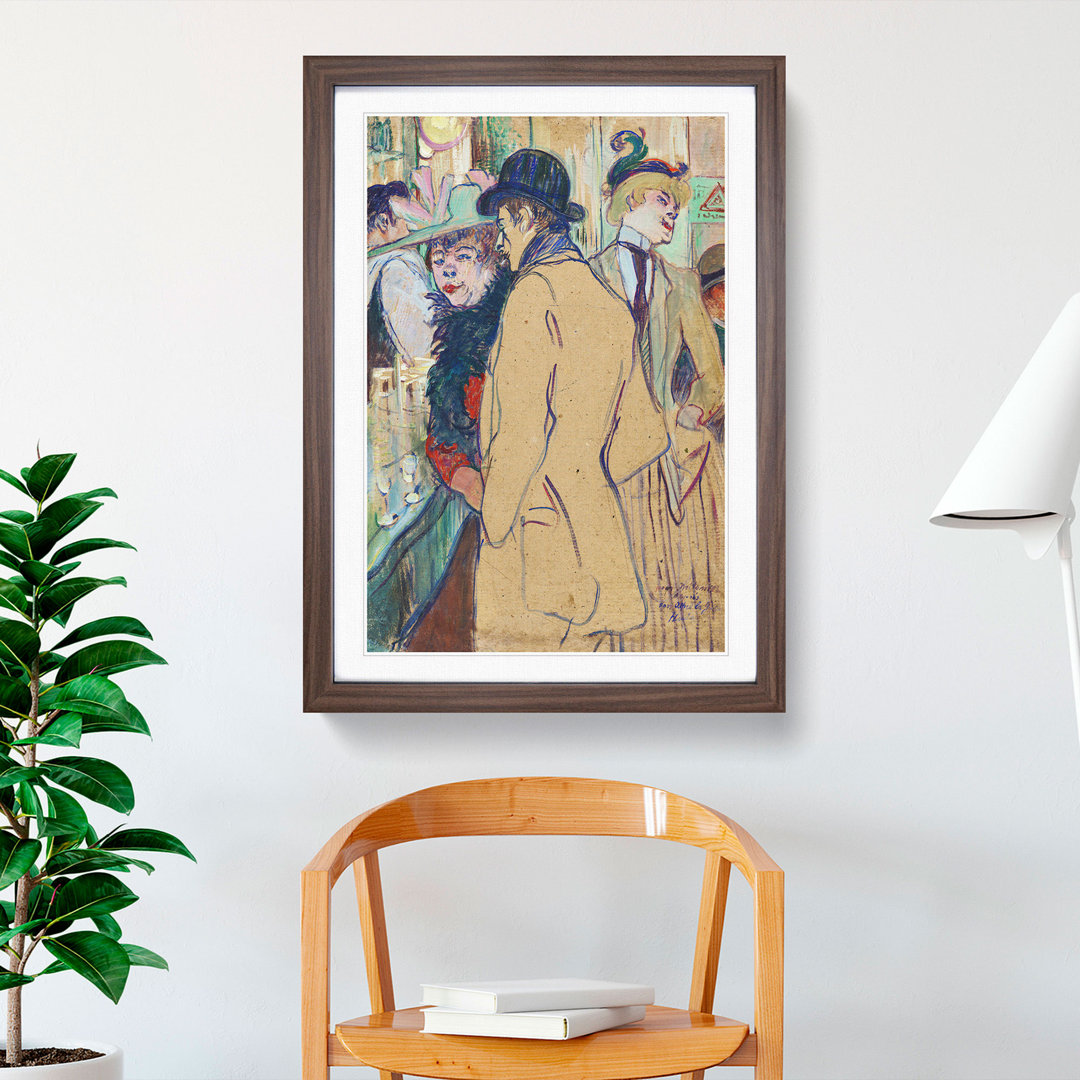 Alfred la Guigne by Henri de Toulouse-Lautrec - Picture Frame Painting