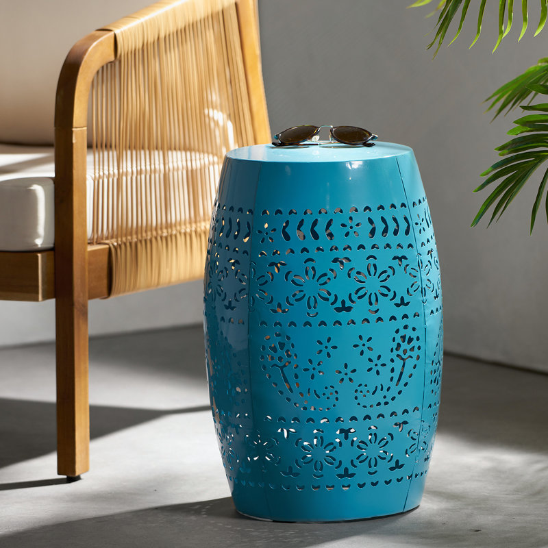 12" Side Table, Blue