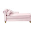 Chaise longue rembourrée avec rangement en velours Upholstery-68468536