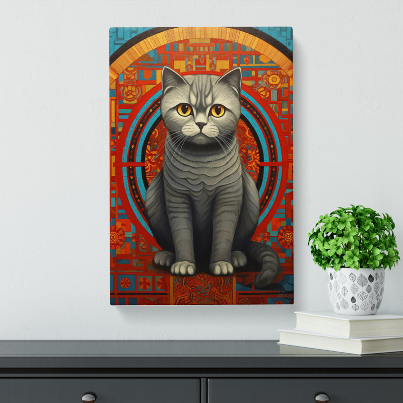 Cat - Print, 60cm H x 40cm W x 3cm D
