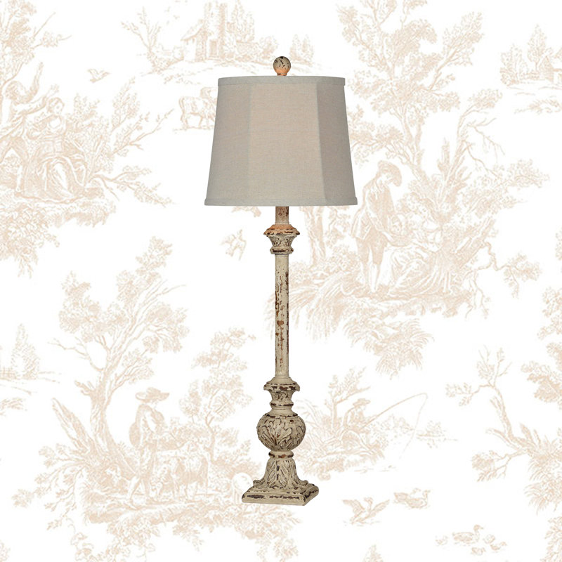 Kensley Gold/Distressed Cream Buffet Lamp