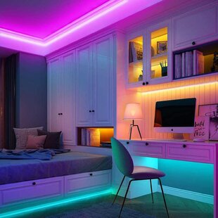 LED sous l'éclairage de l'armoire, sans fil sous le comptoir, lumières  armoires armoires de cuisine portables, blanc chaud 10cm~ - Cdiscount Maison