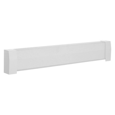 Couvre-plinthes, couvercle avant de l'unité de chauffage électrique standard Premium Series 4 pi pour rénovation, acier robuste, installation facile pour la chambre à coucher remplaçant la vieille couverture
