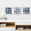 Indigo Study III Triptych - ensemble de 3 reproductions de cadres photo-1631910996