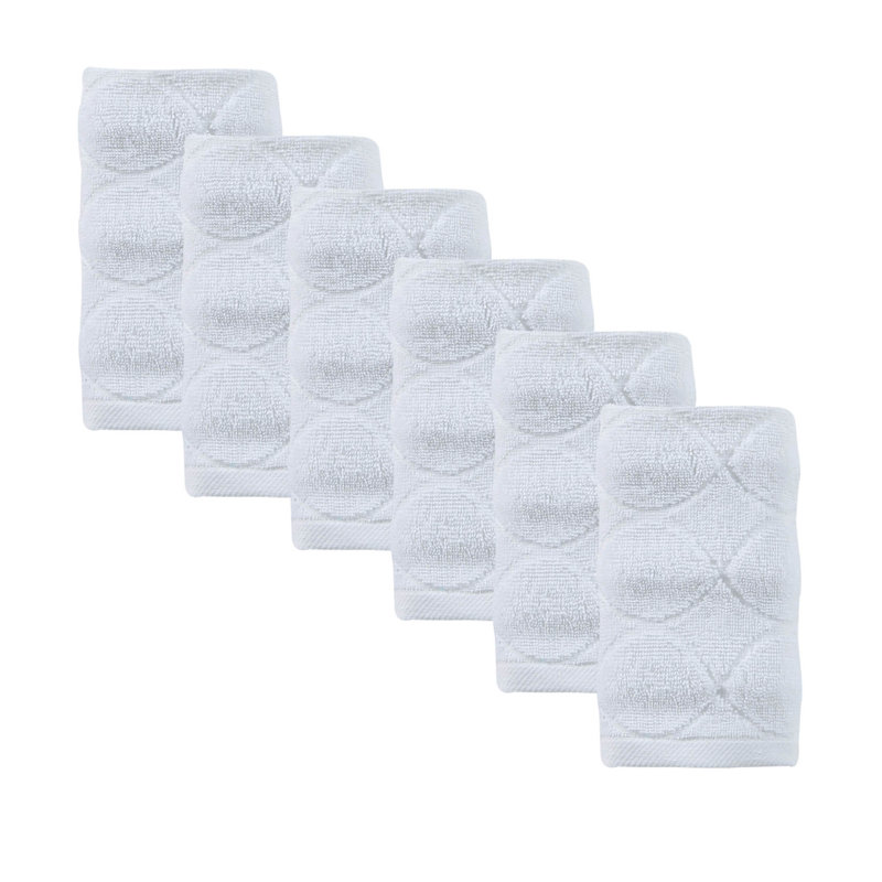 Ozgur   Midweight Washcloth, White