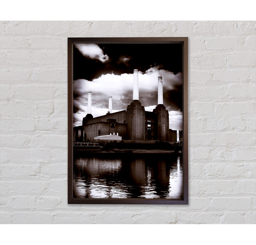 Battersea Power Station - Einzelner Bilderrahmen Kunstdrucke auf Leinwand