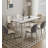 Cream-style Rectangular Sintered Stone Dining Table-1544982259
