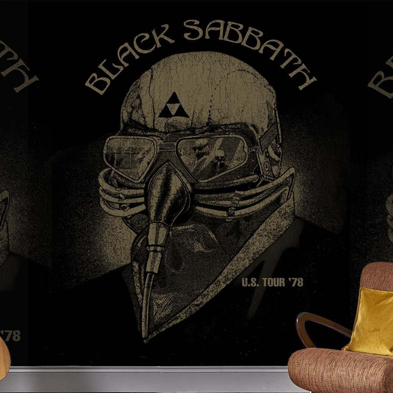 Black Sabbath Tour 78 2.5m X 50cm Matte Wall Mural