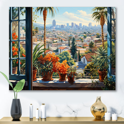 Los Angeles Window View 5 - Los Angeles, art mural