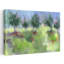 Impressionniste, arbres verts impressionnistes, paysage moderne impressionniste, art mural-129093220