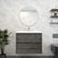 Ensemble de meuble-lavabo mural simple 30 po-70056046