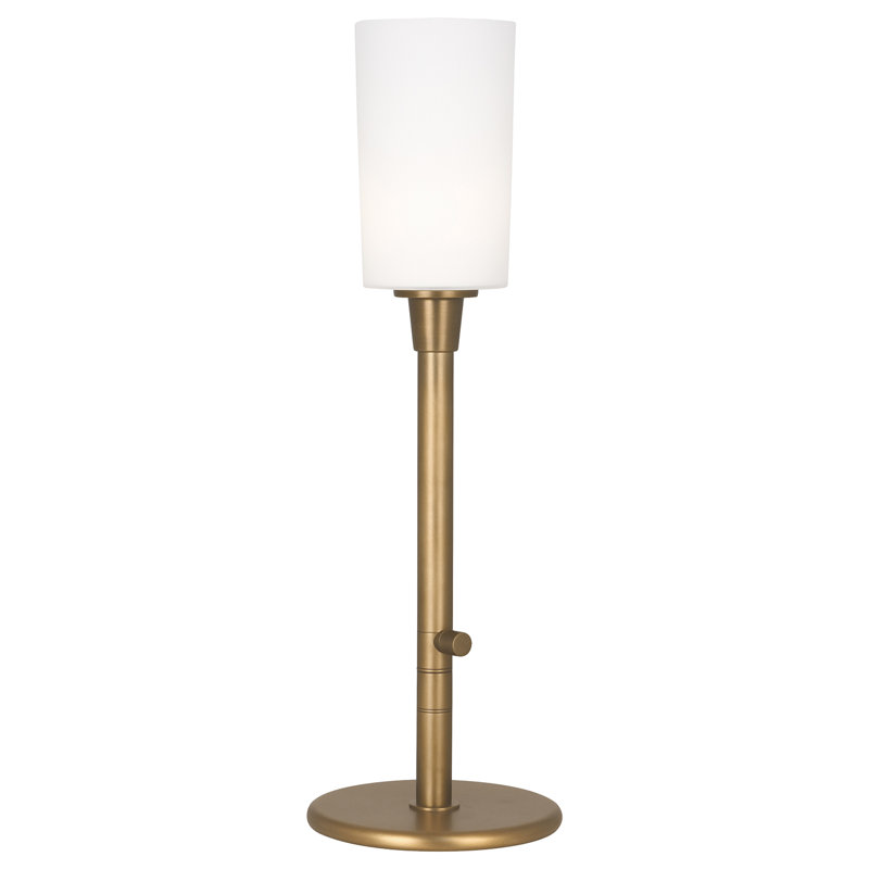 Bandit Buffet Table Lamp, Aged Brass