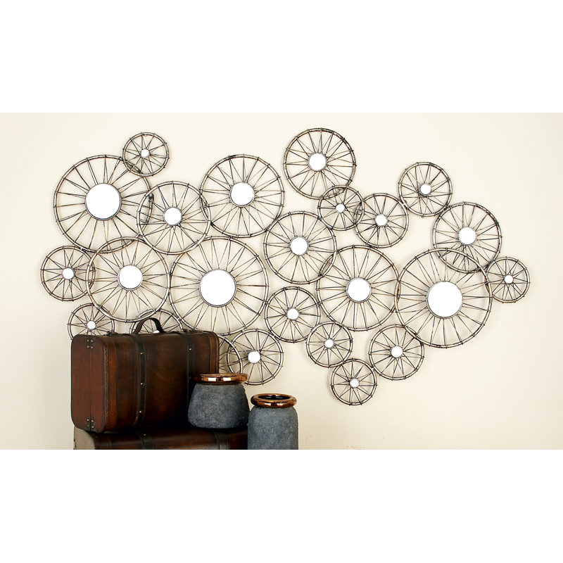 Glam Abstract Wall Decor on Metal