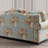 Farmhouse Style Printed Linen Sofa