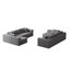 Canapé modulaire en L 188 po Contemporary-1181449850
