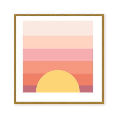 Golden Sol Print by Stefanie Bales