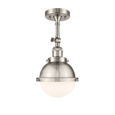 Glass Semi Flush Mount