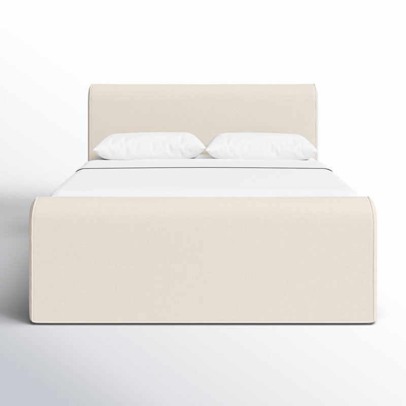 Mitchell Upholstered Bed, Queen, Thames Cream