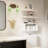 Floating Shelves Set Of 3, Modern Bathroom Shelves Wall Mounted Shelves For Wall Decor, Over Toilet Wall Shelves For Bathroom Bedroom, Living Room, Kitchen-469867413