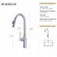 Robinet de cuisine rétractable 18,83 po-124456853