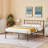 Queen Size Bed Frame, Metal Bed Frame with Headboard, Iron-Art Platform Bed No Box Spring Needed/Mattress-1063752830-1068582625
