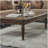 Espresso Coffee Table with Turned Legs