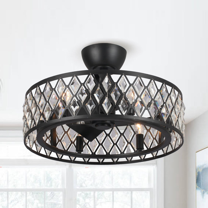 Damario 20'' Ceiling Fan with Light Kit