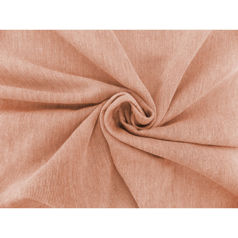 Angelinea Semi Sheer Door Curtain Single Panel, 245cm H x 135cm W, Terra