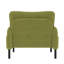 Fauteuil uni uni confortable en tissu velours côtelé de couleur unie, adapté aux salons et aux chambres à coucher.-804854489