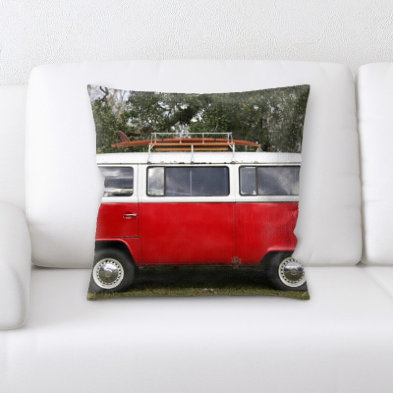 Microsuede Throw Pillow