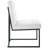 Privy Black Stainless Steel Upholstered Fabric Dining Chair by Modway-193630113