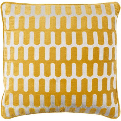 Geometric Cotton Throw Pillow