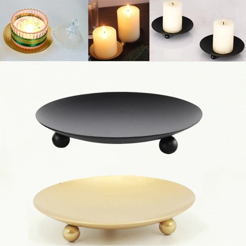 Metal Tealight Holder, 8.5" H x 10" W x 10" D, Gold