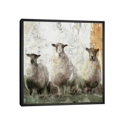 Three Sheep 1 Piece Painting on Canvas