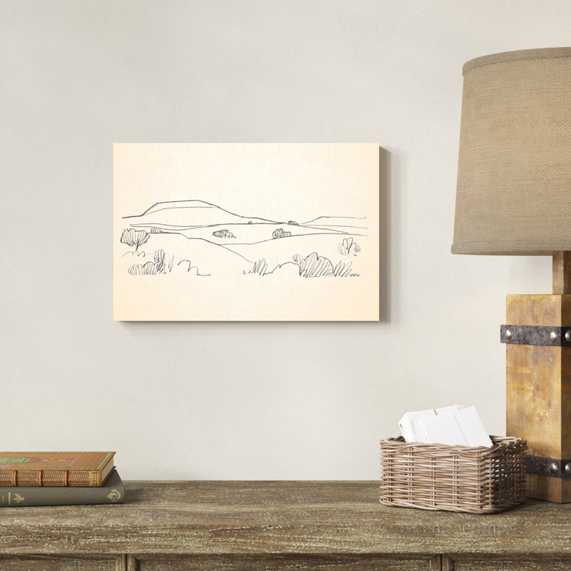 Desert's Edge I, H 12 po x l 18 po x P 1,25 po