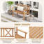 Hoopa Solid Wood Acacia Outdoor Bench