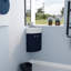 Meuble-lavabo simple 12,8 po avec plateau de rangement Markenson