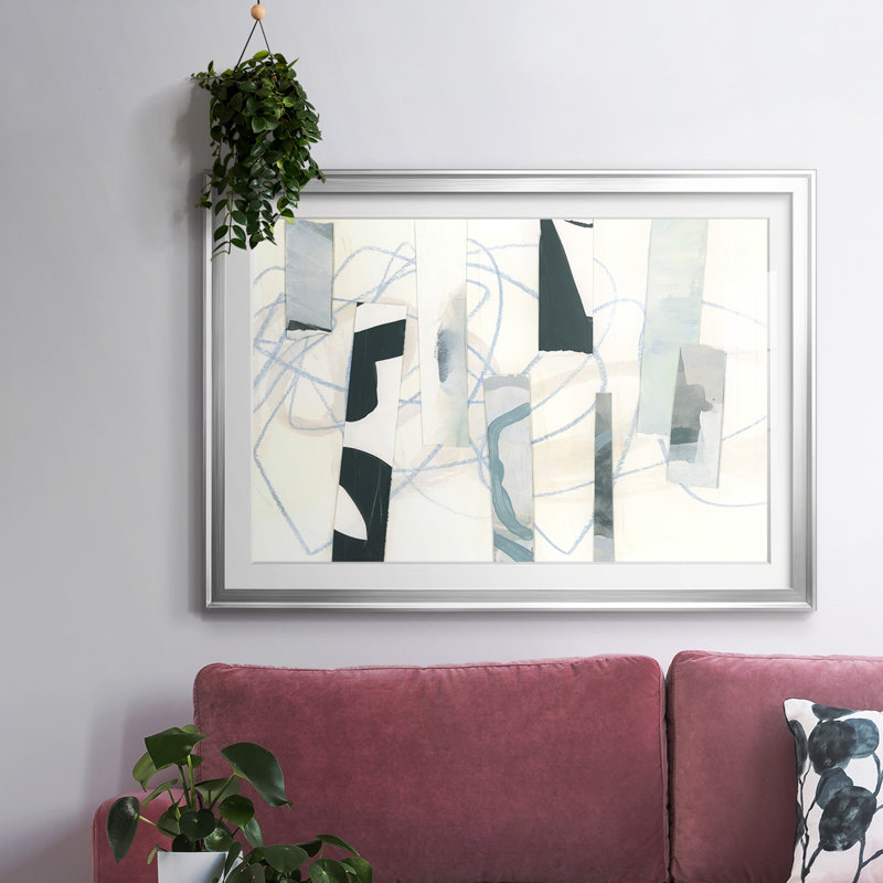 Ice Twine I-FramedFramed Print, Argent, H 19 po x l 27 po x P 1,5 po