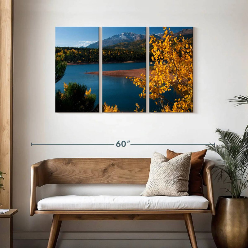 Réservoir de cristal Alvord - automne, H 28 po x l 45 po